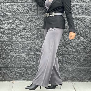 Gray Wide leg jump suit